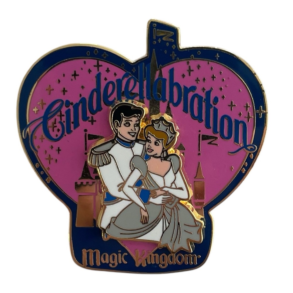 Disney Pins Cinderellabration Magic Kingdom Grand Opening Hidden Mickey EUC - Picture 4 of 12